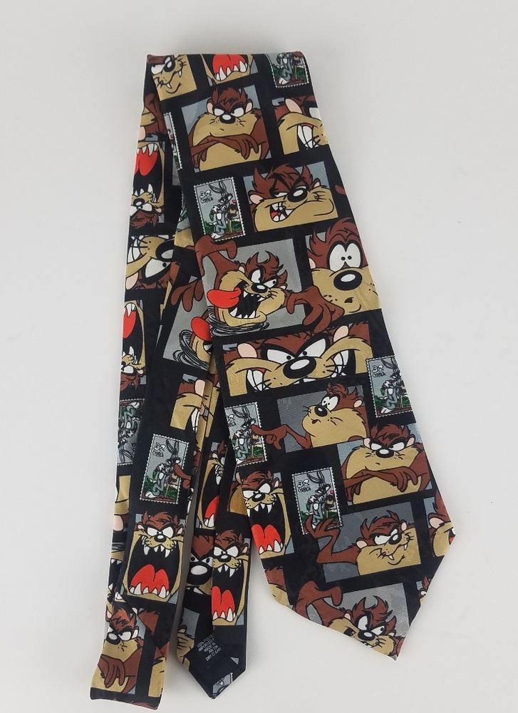 Vintage 1997 Looney Tunes Tazmanian Devil Tie